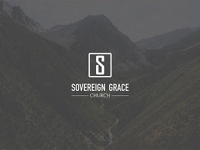 Soveriegn Grace Church church clever logo design flat design grace jesus logo ministries negative space peace religion simple logo