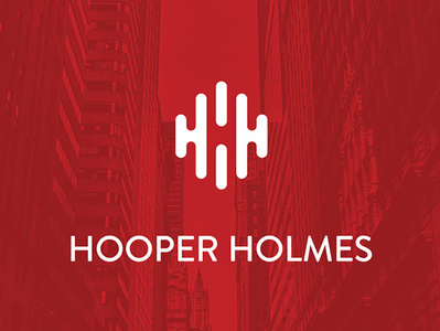 Hooper Holmes branding clean design construction logo finance finance logo flat design home builder logo minimal