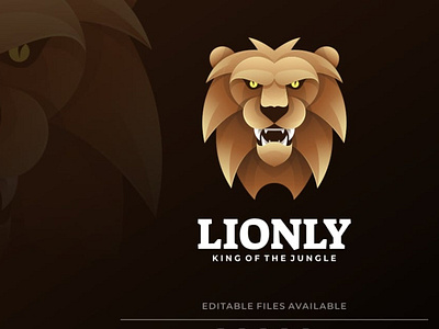 Lion Gradient Logo business design graphic design illustration logo vector