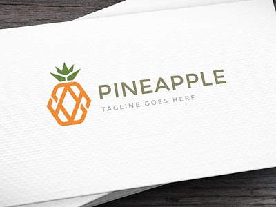 Pineapple Logo Template