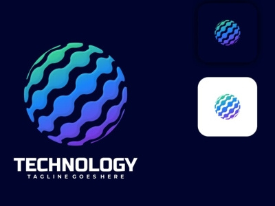 Technology Gradient Logo