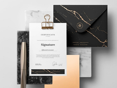 Signature Branding Mockup branding business design graphic design illustration modern