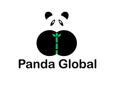 Panda logo design dailylogochallenge design global graphic design illustration logo panda pandaglobal typography vector