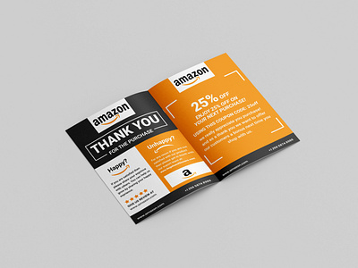 Amazon Thankyou Card Design