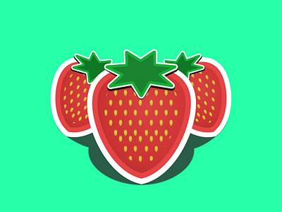 Strawberry Summer Jam Sticker emoji life sketch sticker still