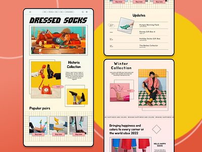 Dressed Socks branding design graphic design ui ux