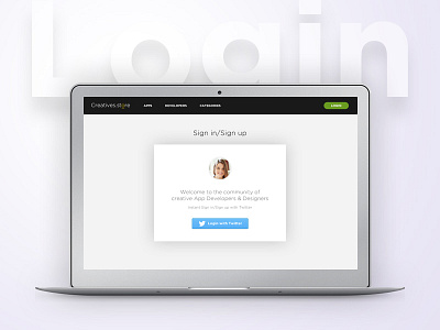 Login Page Design creativesstore design designer developer login page register sign in sign up signin signup template