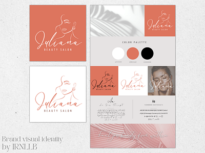 [VISUAL BRANDING for a beauty salon 💄] brand design brand identity branding graphic design logo logo design visual branding