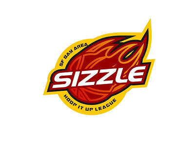 HOT BASKETBALL branding graphic design logo
