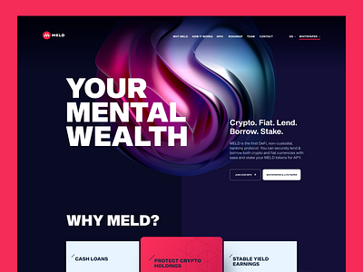 Meld UI - Design app design iran logo nft ui ux