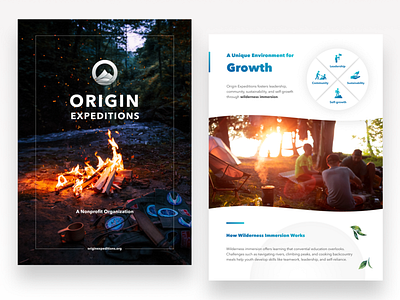 Brochure design for Origin Expeditions brochure brochure design flyer design visual design