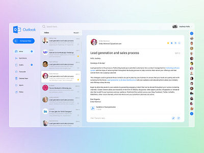 Outlook E-mail Redesign