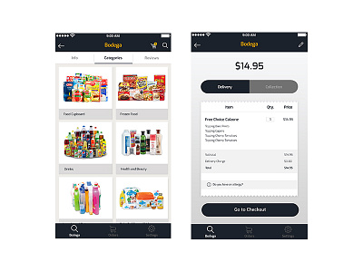 Mobile App app checkout ecommerce mobileui product