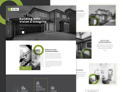 Read Estate Homepage Design creative design graphics home homepage design real estate realestate