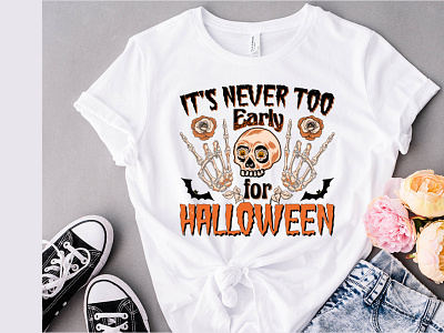 HALLOWEEN T-SHIRT DESIGN apparel design etsy funny graphic halloween halloween gift halloween t shirt illustration merchbyamazon pod pumkin shirt tshirt tshirt design tshirt halloween