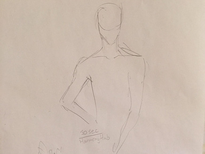 Timed live figure drawing - 30 seconds (2/9) 1/2