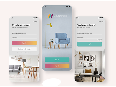 Furniture Mobile UI