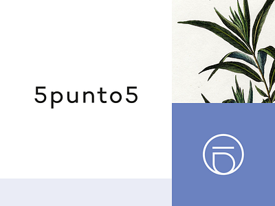 5punto5 brand branding design grid identity logo mark symbol