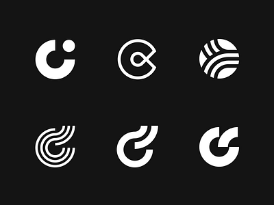 Circular Logo brand branding circle circular design geometry letter logo logotype monogram symbol vector