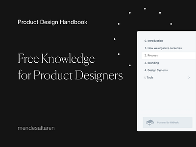 We release the Product Design Handbook in English!