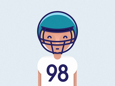 Football football illustration illustrator line nfl vector