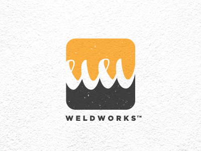 Weldworks4 black branding graphic design logo mark weld