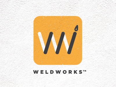 Weldworks5 black branding graphic design logo mark weld