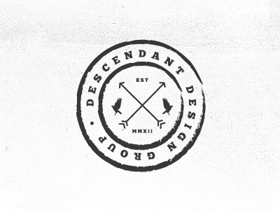 Descendant Concept chunkfive gotham graphic design logo mark type