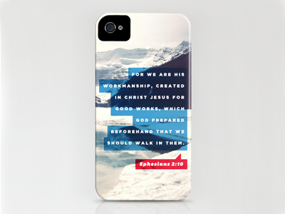 Ephesians Iphone bible canada cover graphic design iphone photography print type verse