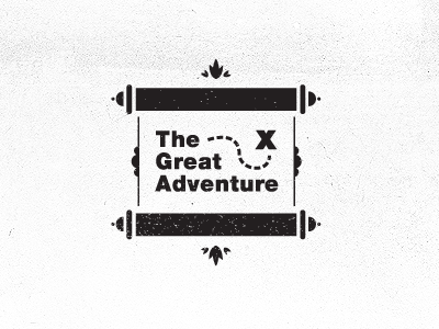 Great Adventure 2 adventure black graphic design helvetica stamp type