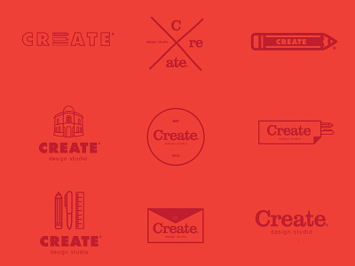 Create Logos brand concept logo type