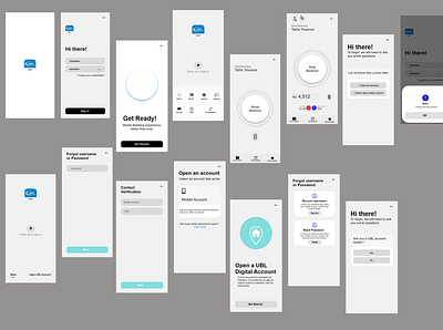 UBL Banking Redesigned graphic design ui