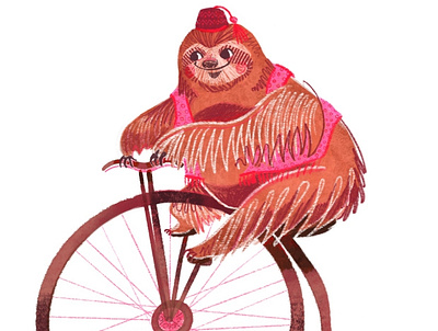 Unlikely Circus - Sloth animal illustration animals character design childrens illustration circus digital illustration illustration kidlitart kids illustration procreate sloth