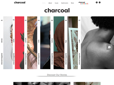 Charcoal-Magazine Wix landing page design editor x web swatchers wix wix business wix website wordpress