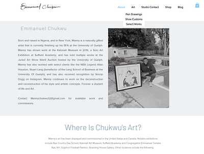 chukwuart wix landing page design editor x illustration ui web swatchers wix wix business wix website wordpress