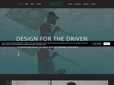 iconiqcreative wix landing page