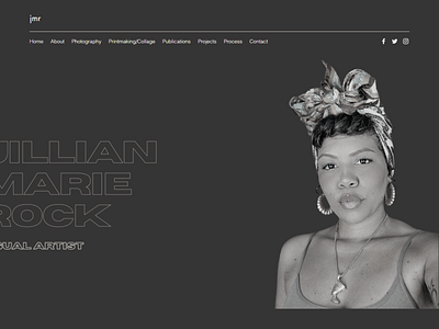 jillianmrock wix landing page