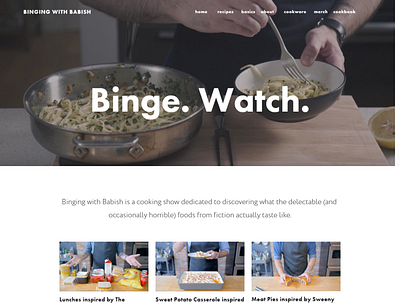 Binging With Bab Squarespace Landing Page design editor x squarespace ui web swatchers wordpress