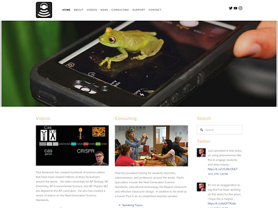 bozemanscience Squarespace Landing page