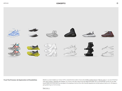 CONCEPTKICKS Squarespace Landing Page