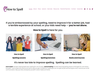 How to Spell Squarespace Landing Page Design