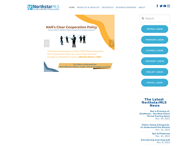 NorthstarMLS Squarespace Landing page design editor x squarespace ui web swatchers