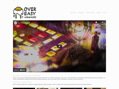 Over Easy Airwav Squarespace Landing page design editor x squarespace ui web swatchers