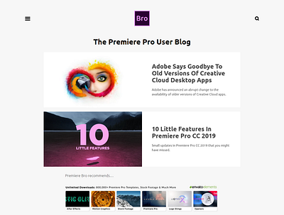 Premiere Bro Squarespace Landing page design editor x squarespace ui web swatchers wix wix business wordpress