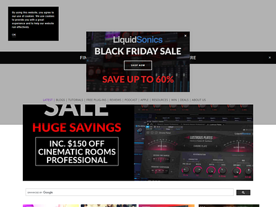 The leading musi Squarespace Landing page