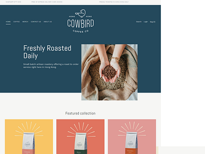 Shopify - Art Photography - Foodie - Landing page