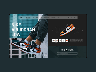 nike web design