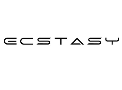 ECSTASY branding design typography