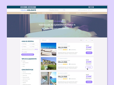 Other Vacation Rental Web Design appartments rental vacation web webdesign