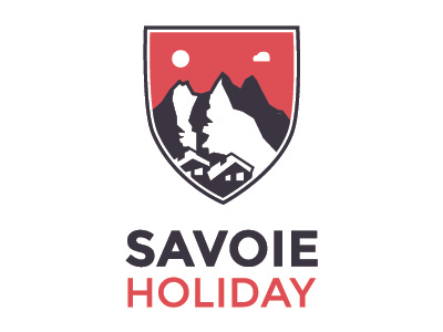 Logo Savoie Holiday holiday logo mountain ski snow